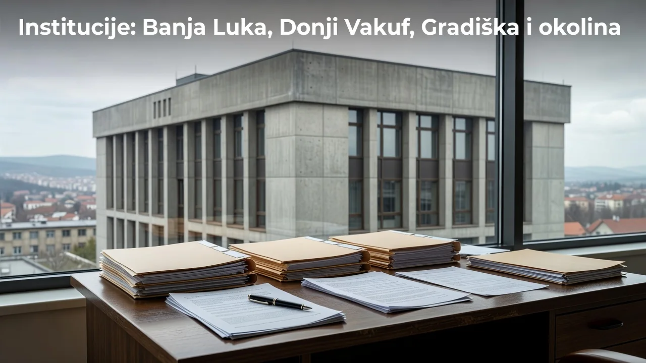 Institucije: Banja Luka, Donji Vakuf, Gradiška i okolina